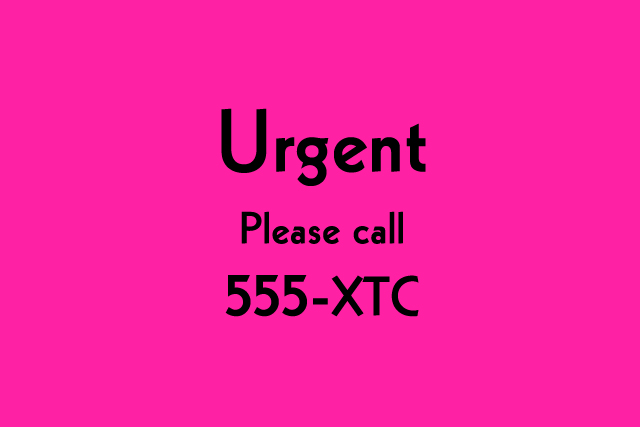 El Dios Sonriente de Rachel Crash - Urgent Please Call - 555 XTC